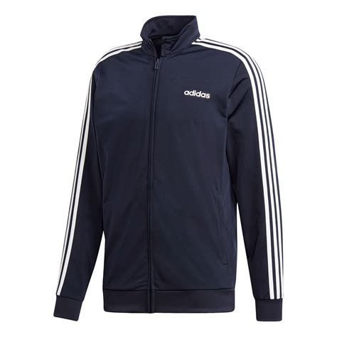 adidas trainingsjacke blau weiße streifen glänzend|Adidas Trainingsjacken online kaufen .